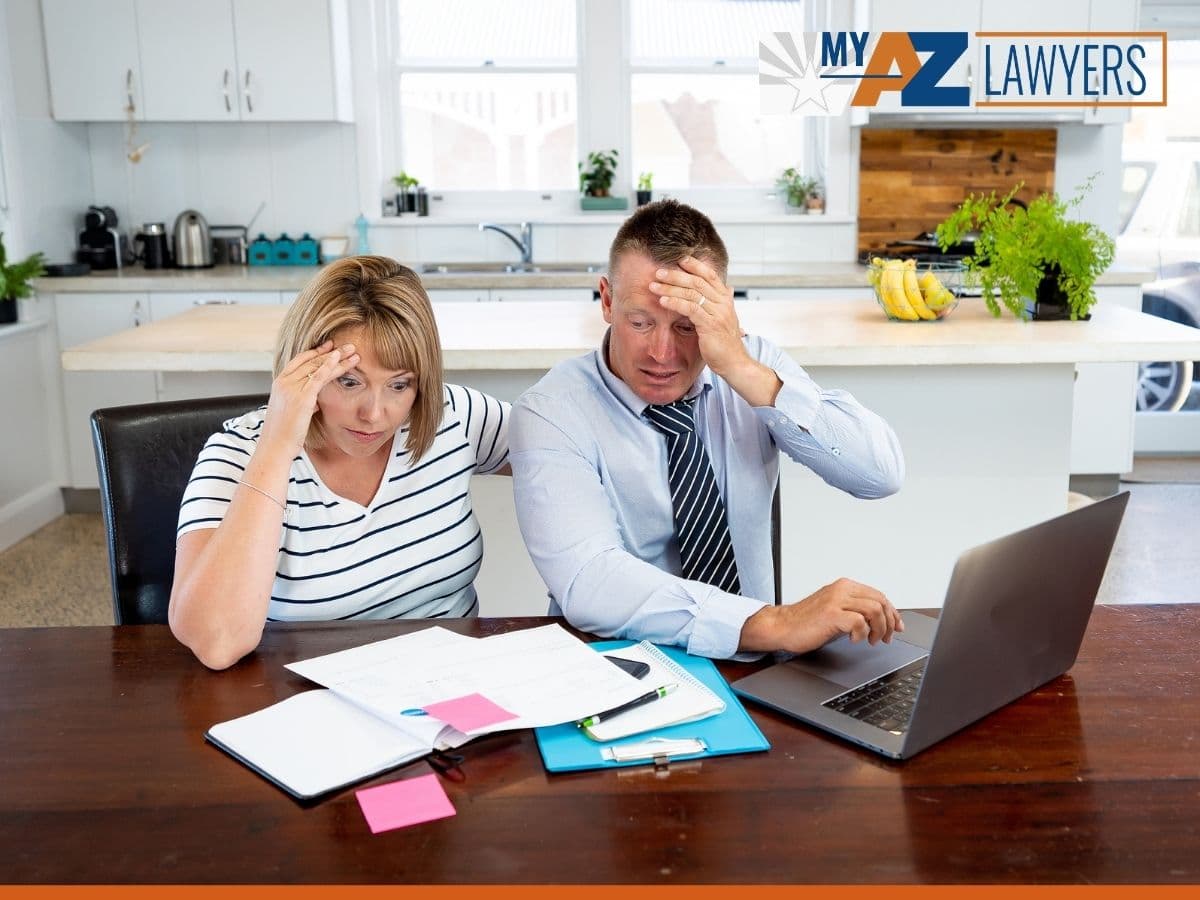 Family couple in distress over debts