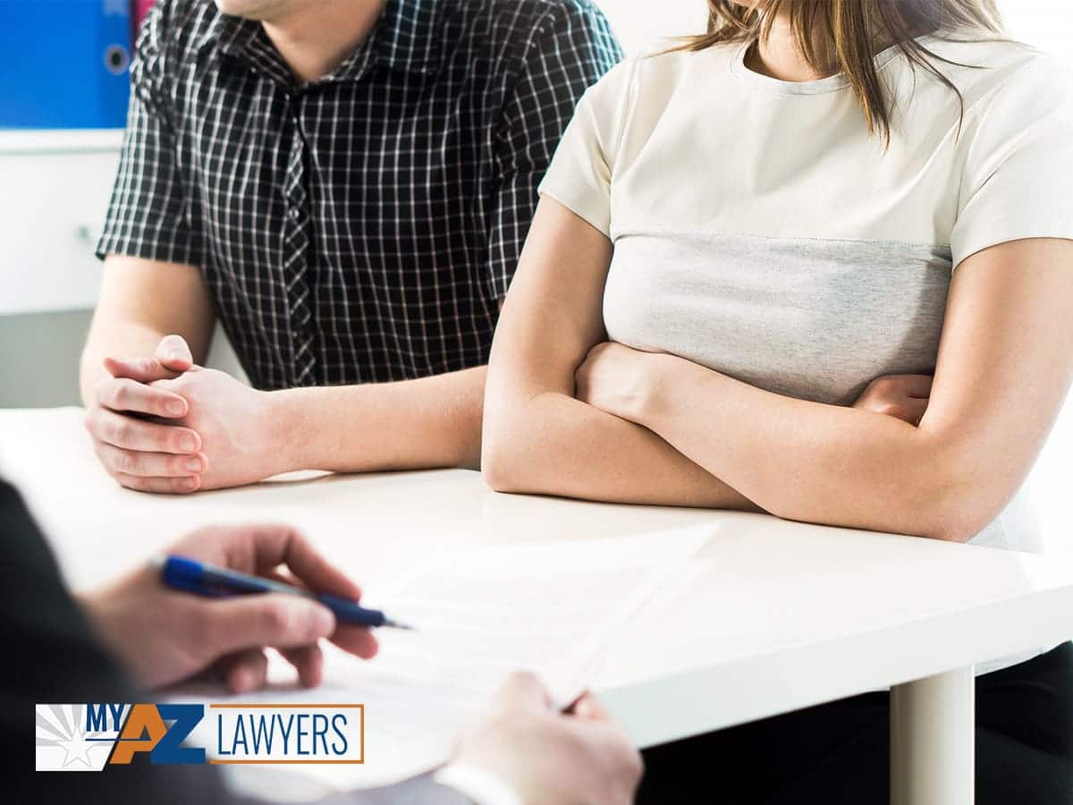 Separated Couple Ready For Their Divorce Interview In Mesa