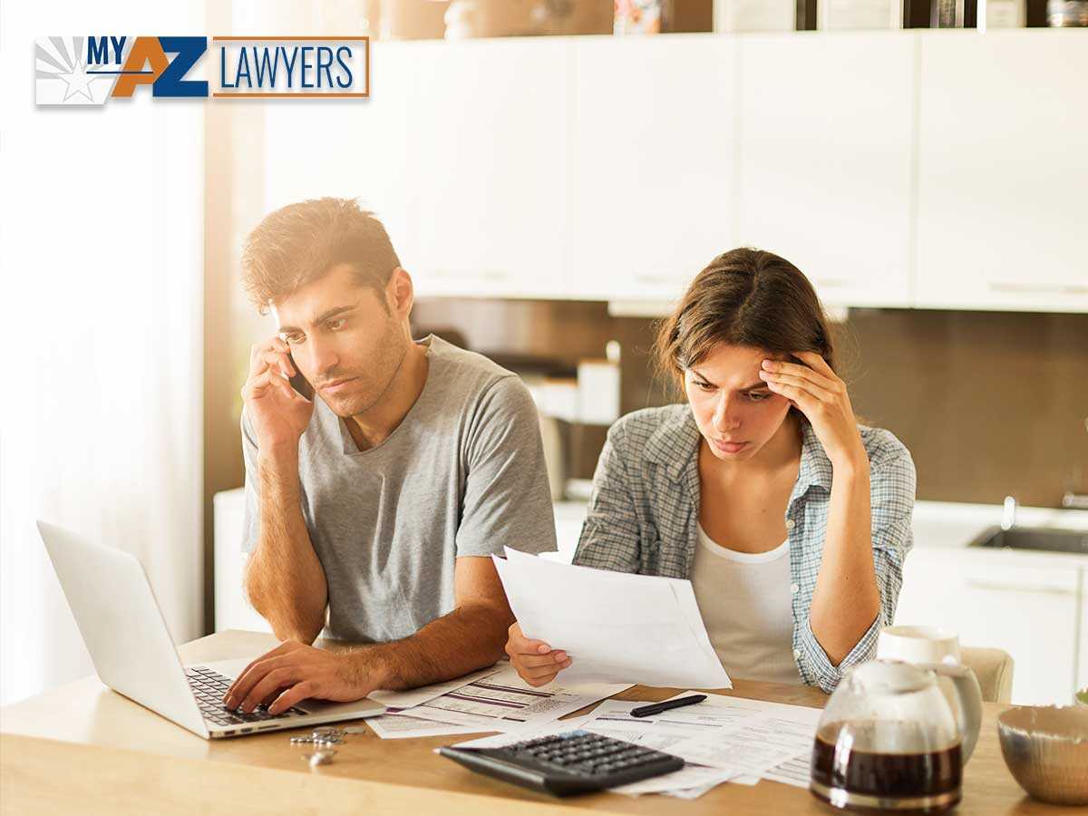 A couple suffering from creditor harassment after filing for bankruptcy in Glendale, AZ