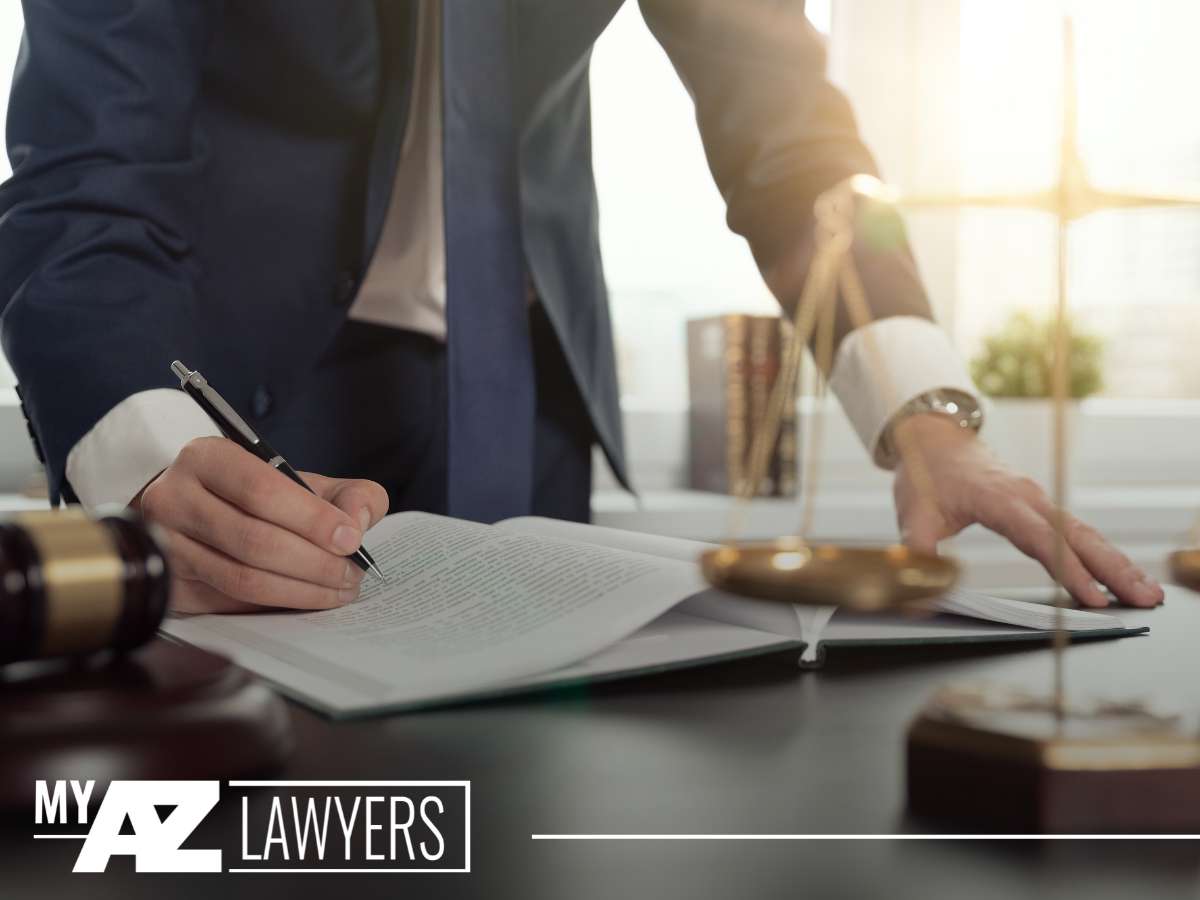 An Arizona family law attorney strategizing a child custody case