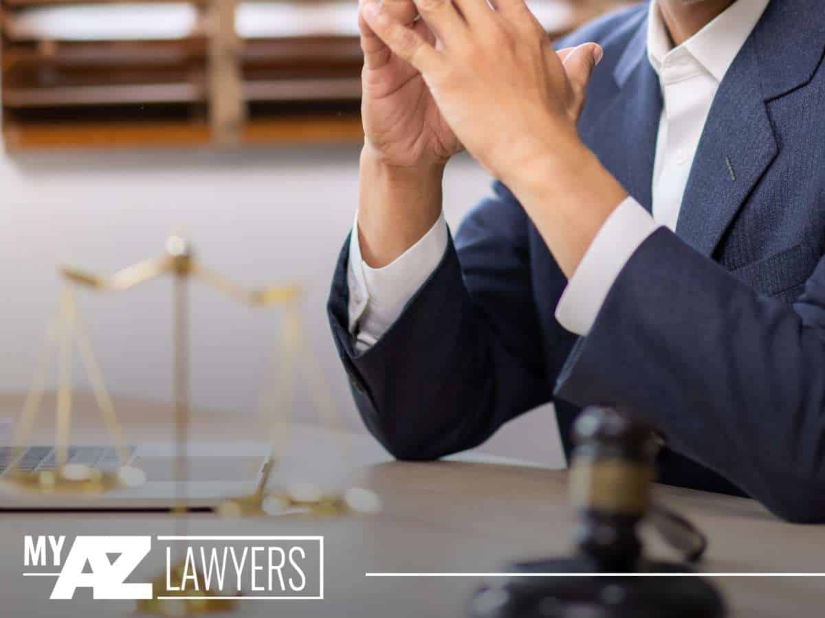 Attorney discussing probation details with a client in Arizona